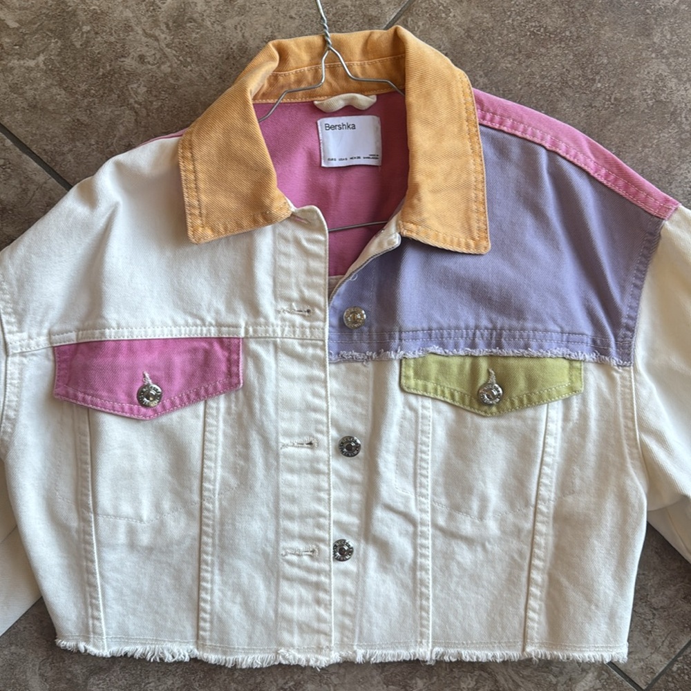 Beshka - crop Jean jacket, size S - Picture 2 of 5
